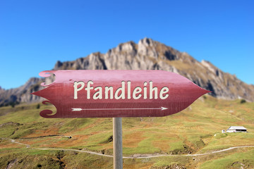 Schild 250 - Pfandleihe