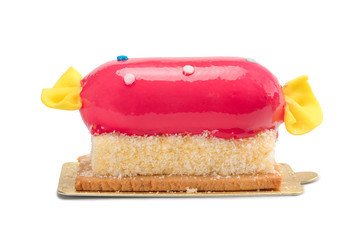Delicious Candy-Shaped Mousse Cake