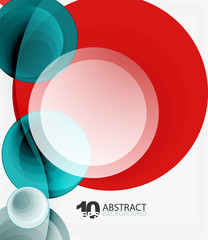 Circle vector background