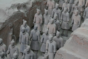 Terracotta Army soldiers, Xian