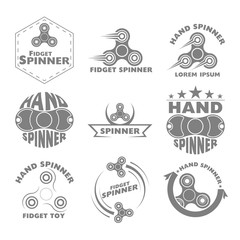 Set Logo hand spinner toys