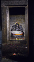 Arunacheshvara Temple. Ganesh close-up in the Indian Shiva Temple.