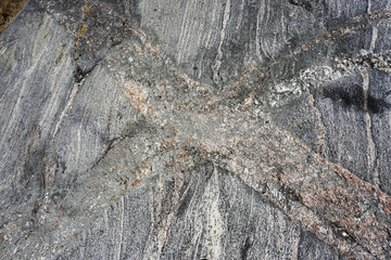 Massachusetts granite rock formation