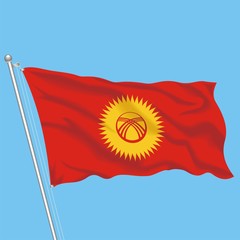 Flag Kyrgyzstan