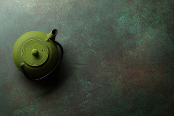 Green teapot