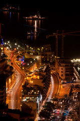 Monaco at night