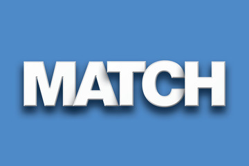 Match Theme Word Art on Colorful Background