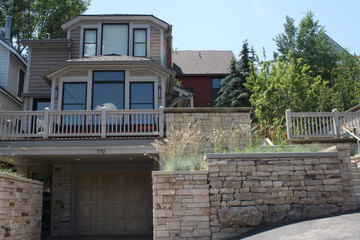 Stone House Reflecting Sky