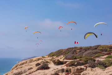 Paragliding Over San Diego