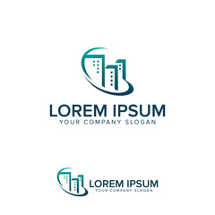 building logo design concept template