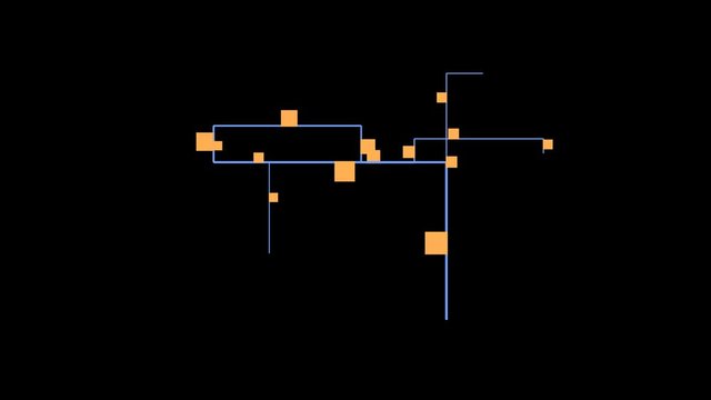 Growing Digital Infrastructure System as a Timelapse Animation
