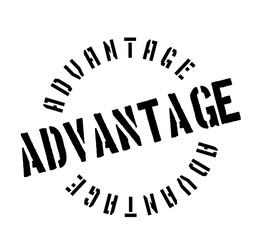 Advantage rubber stamp. Grunge design with dust scratches. Effects can be easily removed for a clean, crisp look. Color is easily changed.