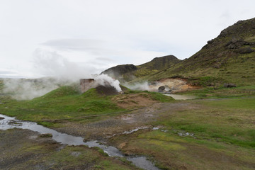 Hveradolum geothermal activity