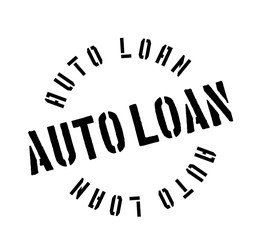 Auto Loan rubber stamp. Grunge design with dust scratches. Effects can be easily removed for a clean, crisp look. Color is easily changed.