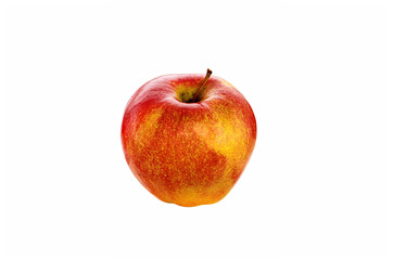 Fototapeta na wymiar Red apple on white background.