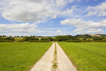limestone track and countryside
