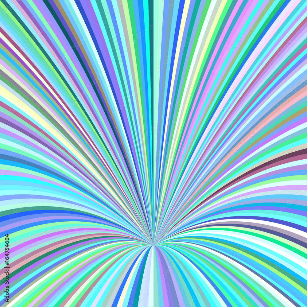 Poster abstract hole background - vector design from swirling rays