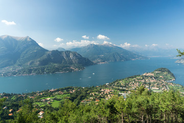 View of Bellagio and Como lake