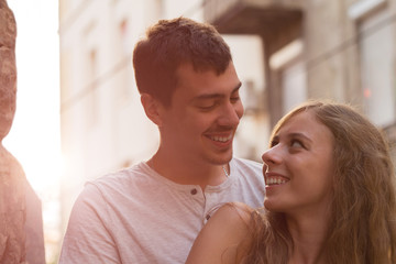 Fototapeta premium Couple in love.