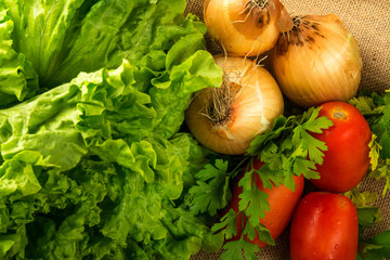 composition of vegetables