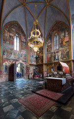 Obraz premium St. Wenceslas Chapel inside Saint Vitus's Cathedral, Prague, Czech Republic