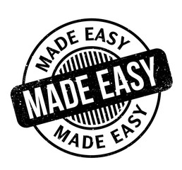 Made Easy rubber stamp. Grunge design with dust scratches. Effects can be easily removed for a clean, crisp look. Color is easily changed.