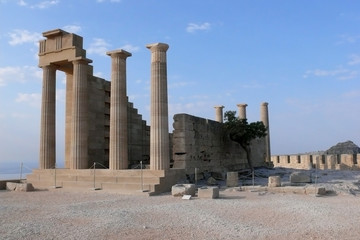Ancient temple, Lindos.