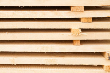 Building materials for sale outside on the basis of the building