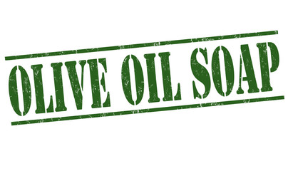 Olive oil soap sign or stamp