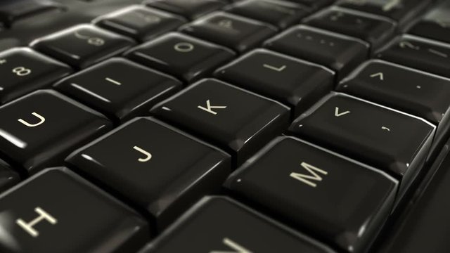 Computer Keyboard Closeup
