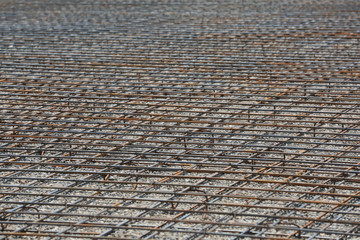 Large floor armature carcass made for reinforce concrete