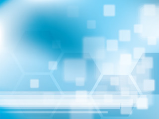 Abstract technology background blue vector