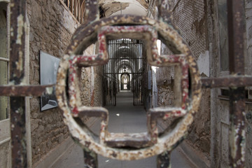 Le couloir de la mort, prison désaffectée en ruine