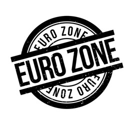 Euro Zone rubber stamp. Grunge design with dust scratches. Effects can be easily removed for a clean, crisp look. Color is easily changed.