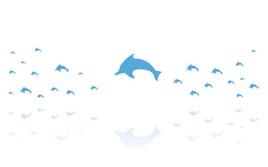 Delfin Reflektierend Weiss © Daniel Berkmann