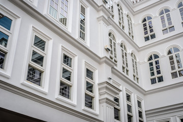 Obraz premium beautiful colonial architecture heritage building in Melaka, Malaysia