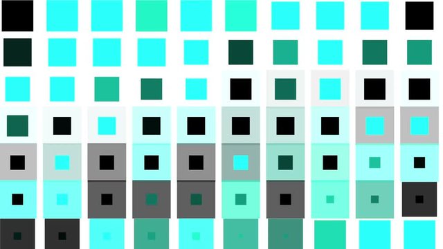 4k vj color square neon light array matrix scan background&cube grid big data database geometry modern shape backdrop.
