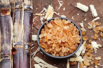 Cane sugar with molasses