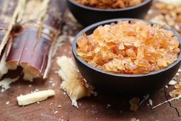 Cane sugar with molasses