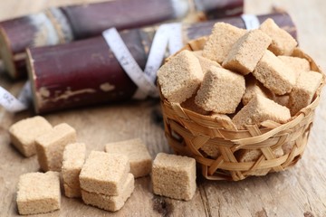 Organic cane sugar cubes