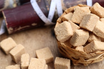 Organic cane sugar cubes
