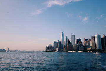 Obraz premium Downtown Manhattan Skyline