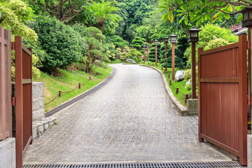 Nan Lian Garden, a public park build in the style of the Tang dynasty, the popular attractions for tourists in Hong Kong.