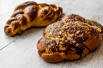 Sweet Braided Bread / Paskalya Coregi or Challah Bread for Shabbat.