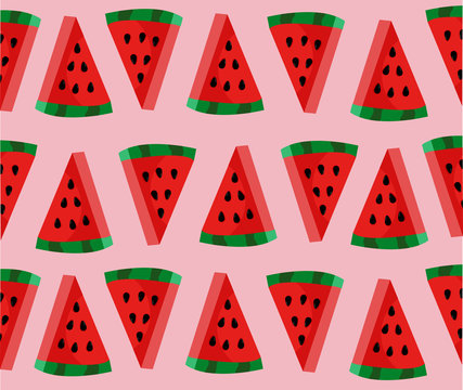Cute Watermelon slice pattern