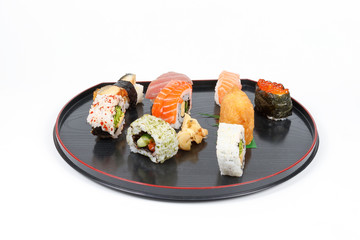 Healthy Colorful Sushi.