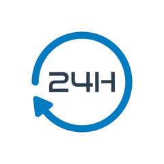 24 Hour Service Icon