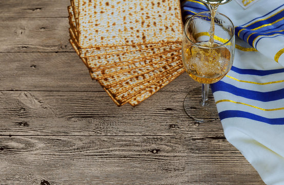 wine and matzoh jewish passover bread Passover matzo Passover wine