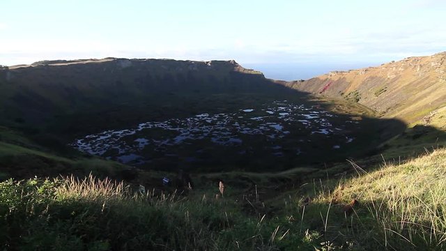 Easter Island volcano