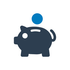 piggy bank savings icon